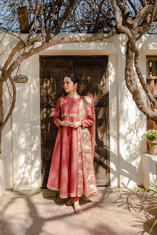 Alluring Long Dress 3 Pcs by Mannat